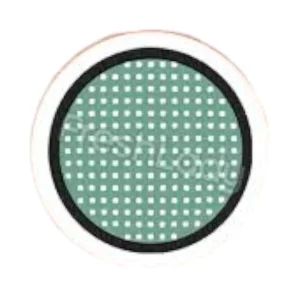 Pupilentes para Disfraz Verde Oscuro de Malla Manson Mesh