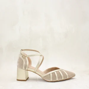 YULIETTE 5 VELVET TAUPE, METAL CAVA