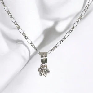 Collar Plata 925 Flor Pequeño Narciso