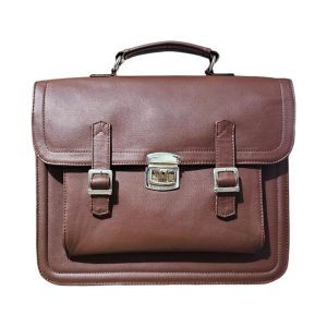 Portafolio Cafe Sintético Elegante y Mochila Maletin Casual