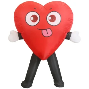 Botarga Inflable de Corazon Para San Valentin