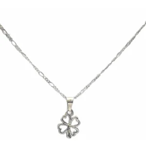 Lucky Clover Plata 925 Trébol de la Suerte