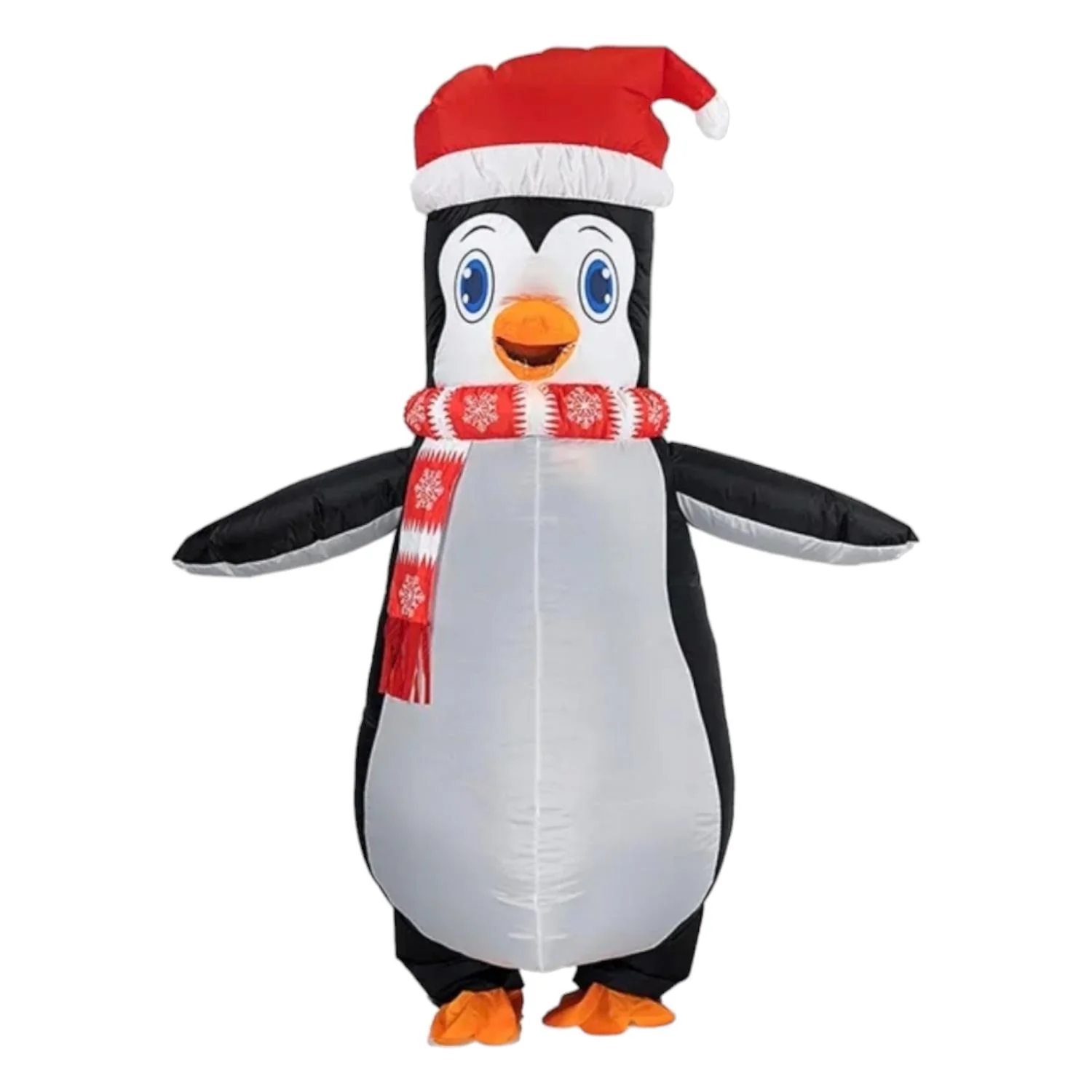 Botarga Inflable de Pinguino Navideño Disfraz